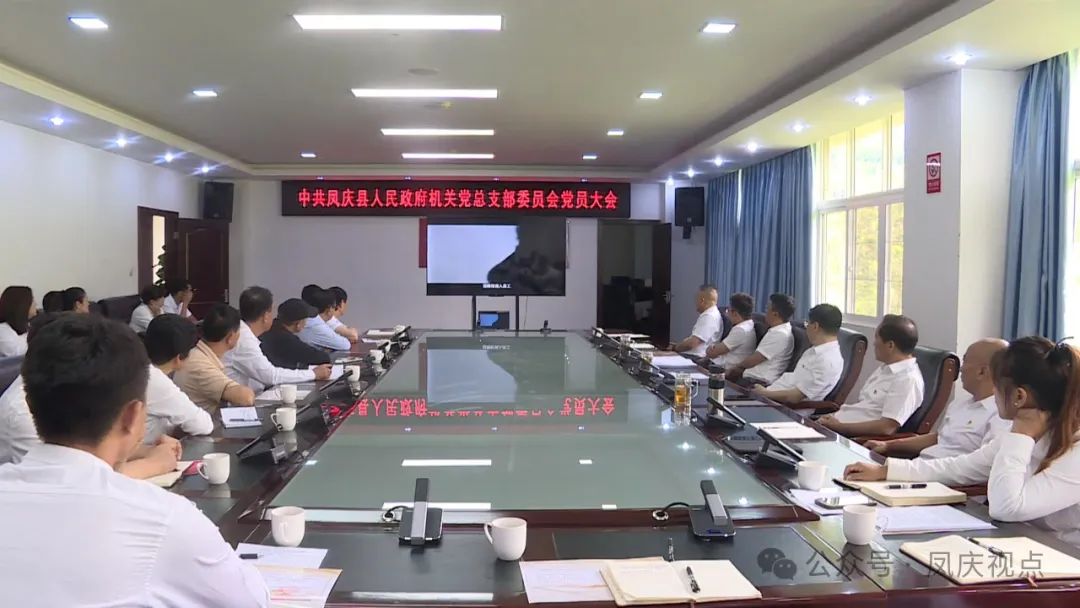 谭波参加县政府机关总支部委员会党员大会并讲授纪律党课
